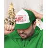 imageTstars Ive Been Naughty Christmas Trucker Hat Mesh Cap for Men Women Funny Holiday Xmas Snapback HatsGreenWhite
