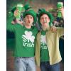 imageTstars Mens St Patricks Day Long Sleeve Shirt with Irish Clover and Lucky Shamrock DesignIrish  Green