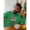 imageTstars Now I Have a Machine Gun HoHoHo Ugly Christmas Sweater Style Men SweatshirtSweatshirt  Green
