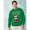 imageTstars Slothy Christmas Ugly Christmas Sweater Sloth SweatshirtGray