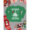 imageUgly Christmas Long Sleeve TShirt for Men Go Jesus Its Your Birthday Tacky Sweater Style Holiday Xmas Long Sleeve TShirtGreen