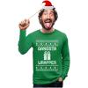 imageGangsta Wrapper Funny Ugly Christmas Sweater Gangster Wrappa Long Sleeve TShirtGreen