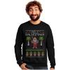 imageMele Kalikimaka Sweater Hawaiian Sweatshirt Ugly Christmas Long Sleeve Shirt XLarge Black