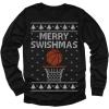 imageMerry Swishmas Boys Ugly Christmas Sweater Style Basketball Xmas Holiday Youth Kids Long Sleeve TShirtBlack