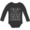 imageTstars Baby Boy Baby Girl Ugly Christmas Sweater Outfit Baby Long Sleeve BodysuitBlack