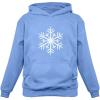 imageTstars Big White Christmas Snowflake Hoodie for Men Xmas Holiday Mens Sweatshirt HoodiesCalifornia Blue