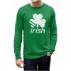 imageTstars Mens St Patricks Day Long Sleeve Shirt with Irish Clover and Lucky Shamrock DesignIrish  Green