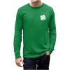 imageTstars Mens St Patricks Day Long Sleeve Shirt with Irish Clover and Lucky Shamrock DesignPocket Clover  Green