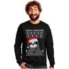 imageTstars Slothy Christmas Ugly Christmas Sweater Sloth SweatshirtBlack