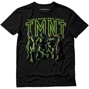 imageTMNT Adult Teenage Mutant Ninja Turtle Shirt Gifts for Men Turtles Character Group Mens TShirtNew Gen  Black