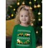 imageConstruction Trucks Boys Ugly Christmas Sweater Style Holiday Xmas Youth Kids Long Sleeve TShirtGreen
