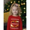 imageConstruction Trucks Boys Ugly Christmas Sweater Style Holiday Xmas Youth Kids Long Sleeve TShirtRed