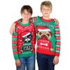 imageFunny Cat Kids Ugly Christmas Sweater Youth Girls Boys Santa Claws Holiday Tacky Xmas SweatersMulticolor