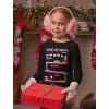 imageGame On Santa Ugly Christmas Sweater Style Gaming Holiday Xmas Long Sleeve TShirt for Youth KidsBlack