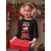 imagePug Ugly Christmas Shirt for Kids Santa Paws Tacky Sweater Style Holiday Long Sleeve TShirt for Youth Boys GirlsBlack