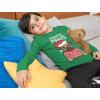 imagePug Ugly Christmas Shirt for Kids Santa Paws Tacky Sweater Style Holiday Long Sleeve TShirt for Youth Boys GirlsGreen