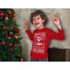 imageSanta Floss Like a Boss Ugly Christmas Sweater Style Xmas Holiday Youth Kids Long Sleeve TShirtRed