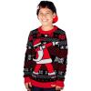 imageTstars Dabbing Santa Claus Boys Ugly Christmas Sweater Xmas Gifts Funny Holiday Sweaters for Youth Kids MediumMulticolor
