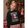imageTstars Dabbing Through the Snow Boys Ugly Christmas Sweater Style Holiday Xmas Santa Dab Sweatshirt for Youth KidsDab Black
