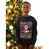 imageTstars Dabbing Through the Snow Boys Ugly Christmas Sweater Style Holiday Xmas Santa Dab Sweatshirt for Youth KidsDab Black