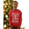 imageTstars Dabbing Through the Snow Boys Ugly Christmas Sweater Style Holiday Xmas Santa Dab Sweatshirt for Youth KidsDab Red