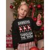 imageTstars Dabbing Through the Snow Boys Ugly Christmas Sweater Style Holiday Xmas Santa Dab Sweatshirt for Youth KidsDabbing Through Black