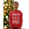 imageTstars Dabbing Through the Snow Boys Ugly Christmas Sweater Style Holiday Xmas Santa Dab Sweatshirt for Youth KidsDabbing Through Red
