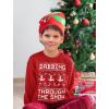imageTstars Dabbing Through the Snow Boys Ugly Christmas Sweater Style Holiday Xmas Santa Dab Sweatshirt for Youth KidsDabbing Through Red