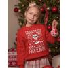 imageTstars Dabbing Through the Snow Boys Ugly Christmas Sweater Style Holiday Xmas Santa Dab Sweatshirt for Youth KidsFloss Dancing Red