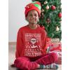 imageTstars Dabbing Through the Snow Boys Ugly Christmas Sweater Style Holiday Xmas Santa Dab Sweatshirt for Youth KidsFloss Dancing Red