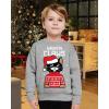 imageTstars Funny Cat Kids Ugly Christmas Sweater Youth Girls Boys Santa Claws Holiday Tacky Xmas SweatersGray