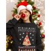 imageTstars Pizza Tree Ugly Christmas Sweatshirt for Boys Girls Tacky Sweater Style Holiday Xmas Sweatshirts for Youth KidsBlack