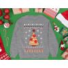 imageTstars Pizza Tree Ugly Christmas Sweatshirt for Boys Girls Tacky Sweater Style Holiday Xmas Sweatshirts for Youth KidsGray