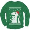 imageBoys Ugly Christmas Shirt Santa Dinosaur Tacky Sweater Style Xmas Holiday Youth Kids Long Sleeve TShirtGreen