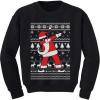 imageTstars Dabbing Through the Snow Boys Ugly Christmas Sweater Style Holiday Xmas Santa Dab Sweatshirt for Youth KidsDab Black