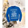 imageIve Been Nice Kids Funny Ugly Christmas Sweatshirt Tacky Sweater Style Xmas Holiday Sweatshirts for ToddlersBlue