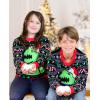 imageTrex Ugly Christmas Sweater Dinosaur Dino Gift for Boys Girls 2yr  12yrMulticolor