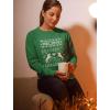 imageTstars Believe In Unicorns  Magical Ugly Christmas Sweater Womens SweatshirtGreen