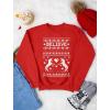 imageTstars Believe In Unicorns  Magical Ugly Christmas Sweater Womens SweatshirtRed