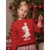 imageTstars Tree Rex Cute Funny T Rex Dinosaur Christmas Toddler Kids SweatshirtRed  Tree Rex Sweatshirt