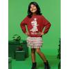 imageTstars Tree Rex Cute Funny T Rex Dinosaur Christmas Toddler Kids SweatshirtRed  Tree Rex Sweatshirt