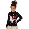 imageUnicorn Santa Girls Ugly Christmas Sweater Tacky Holiday Xmas Sweaters for Toddler KidsMulticolor