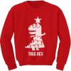 imageTstars Tree Rex Cute Funny T Rex Dinosaur Christmas Toddler Kids SweatshirtRed  Tree Rex Sweatshirt
