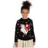 imageUnicorn Santa Girls Ugly Christmas Sweater Tacky Holiday Xmas Sweaters for Toddler KidsMulticolor