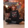 imageTstars Dachshund Sweatshirt Women Teen Girls Dog Lover Ugly Christmas Sweater StyleBlack