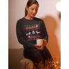 imageTstars Dachshund Sweatshirt Women Teen Girls Dog Lover Ugly Christmas Sweater StyleBlack