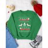 imageTstars Dachshund Sweatshirt Women Teen Girls Dog Lover Ugly Christmas Sweater StyleGreen