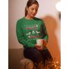 imageTstars Dachshund Sweatshirt Women Teen Girls Dog Lover Ugly Christmas Sweater StyleGreen