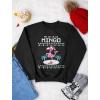 imageTstars Fa La La Flamingo Ugly Christmas Sweatshirt for Women Teen Girls Tacky Sweater Style Xmas Holiday SweatshirtsBlack