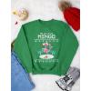imageTstars Fa La La Flamingo Ugly Christmas Sweatshirt for Women Teen Girls Tacky Sweater Style Xmas Holiday SweatshirtsGreen